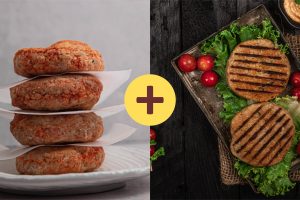 Combo - Grilled Chicken Burger Patty & Mutton Burger Patty