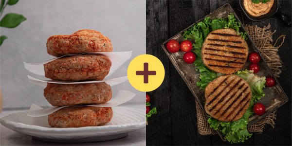 Combo - Grilled Chicken Burger Patty & Mutton Burger Patty