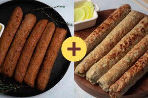 Combo - Mutton Seekh Kebab & Chicken Seekh Kebab