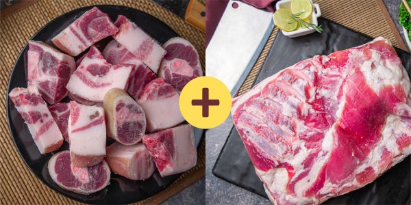 Combo - Pork Curry Cut & Pork Belly