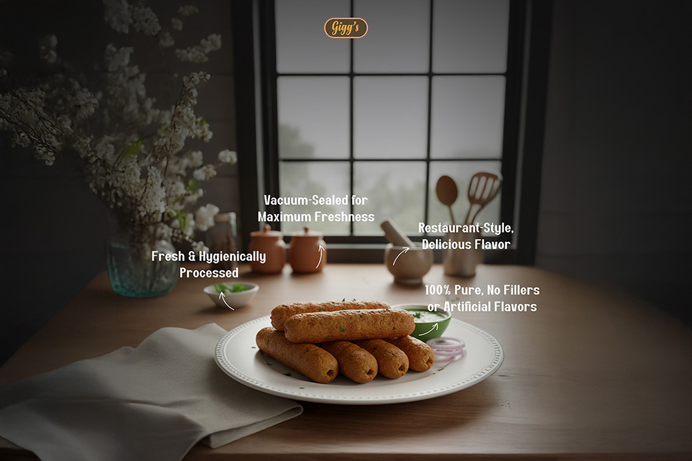 Mughlai Chicken Seekh Kebab - Image 3