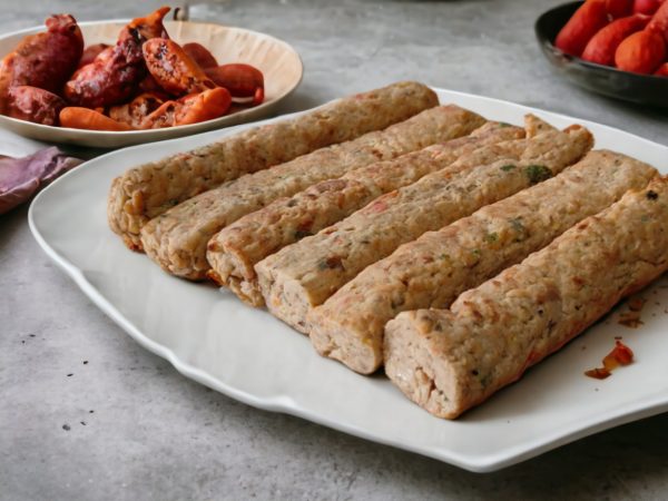 Rainbow Chicken Seekh Kebab