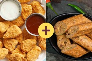 Chicken Nuggets + Mughlai Chicken Seekh Kebab (COMBO)